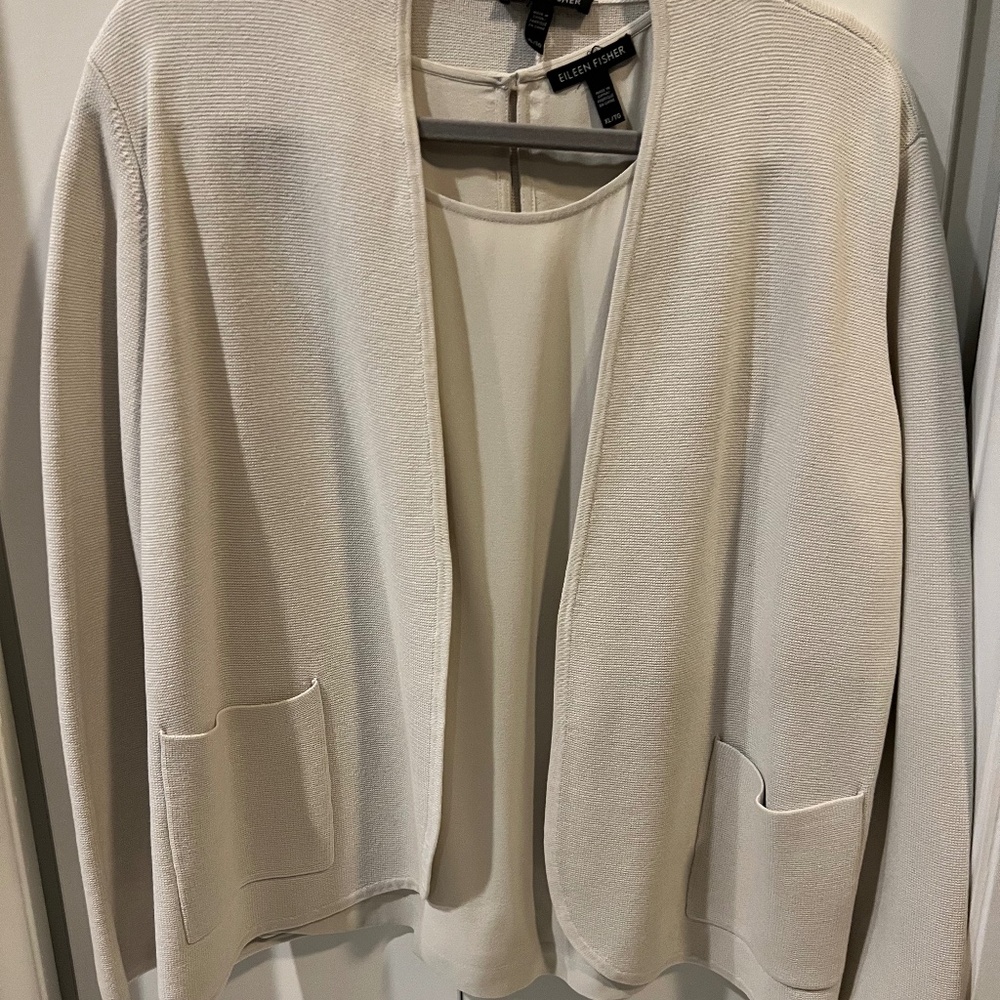 Eileen Fisher Sweater Blouse Set